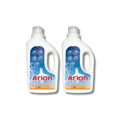 Image of Arion Non Bio Liquid Laundry Detergent 2x1L 66 Washes