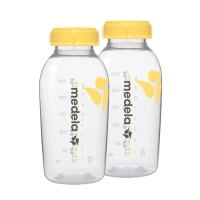 Image of Medela Breast Milk Storage Bottles BPA Free Pack of 2 x 250 ml