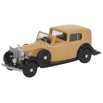 Image of Oxford Diecast 76RRP3002 Rolls Royce Phantom III Fawn/Black