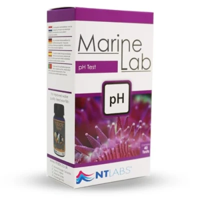 Image of NT Labs Marine Lab pH Test Kit, Aquarium Water Testing Accurate Results, Contains up to 40 Tests.
