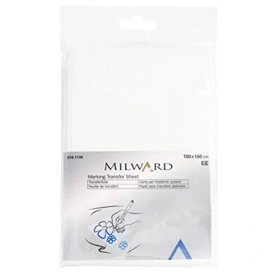 Image of Milward Dressmakers Embroidery Marking Transfer Sheet, Assorted, 100 x 150cm