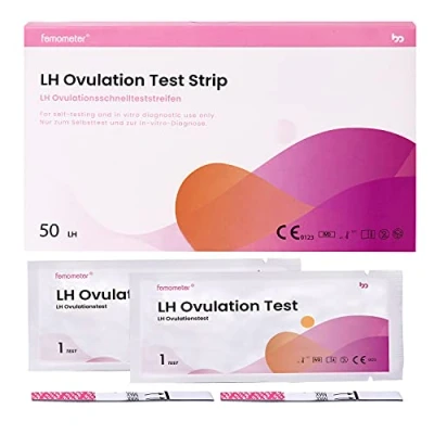 Image of Ovulation Test Strips, LH Accurate Results, Sensitive Fertility Kit, 50pcs