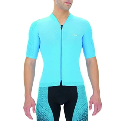 Image of UYN O102001 Biking AIRWING OW SH_SL T Shirt Men&#039;s Turquoise/Black S