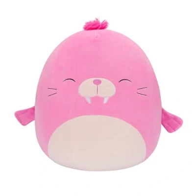 Image of Squishmallows SQCR04223 20&quot; Pepper The Pink Walrus