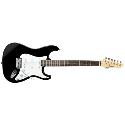 Image of PURE GEWA E Guitar black RC 100