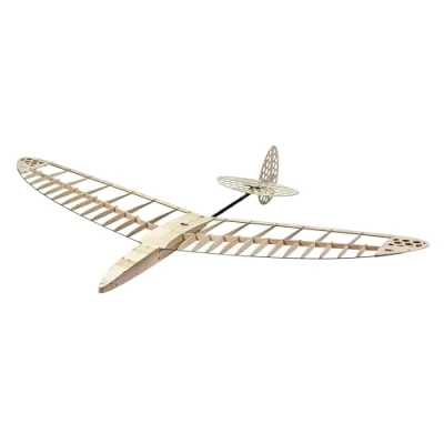 Image of Dancing Wings Hobby 1.2M Balsa Hand Launch DLG Glider FD12 Windrunner Need to Build for Adults (FD1200)