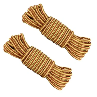 Image of 1 Pair Of Walking Boot Laces,Work Laces Heavy Duty,Boot Laces,Boot For Boots,Long Laces,Laces Work Boots,Hiking Laces,Bootlaces Boots(Yellow Brown)