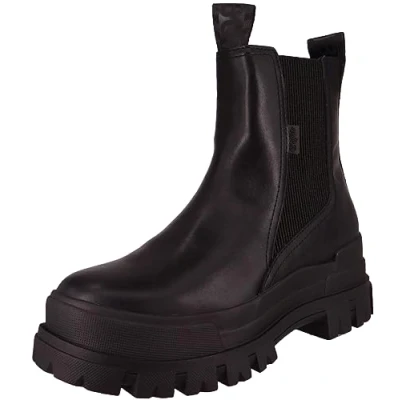 Image of Buffalo Vegan nappa boots for women Aspha Chelsea Mid
