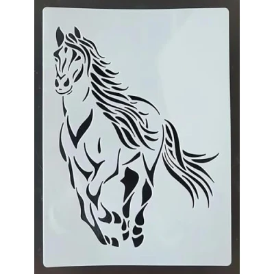 Image of Stencils for Crafts Reusable,21x29cm Hand in Stencil Kit Painting on Wood,Wall,Fabric,Rock,Sign,DIY Art Projects Style 2