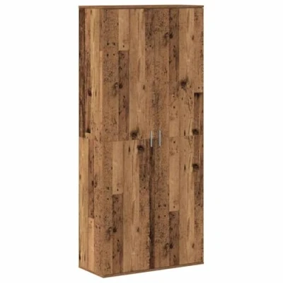 Image of vidaXL Highboard Old Wood 80x35x180 cm Engineered