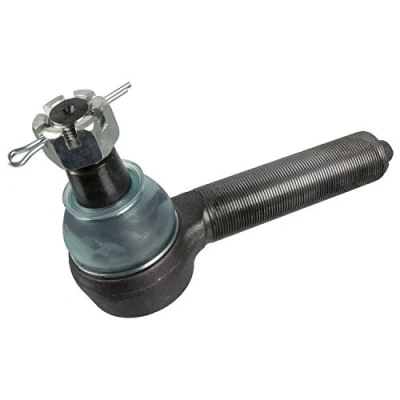 Image of 7421408207, 7422603162, 7423377695 Track rod end FEBI BILSTEIN 170042 Front Axle with crown nut VOLVO: FH 16 II
