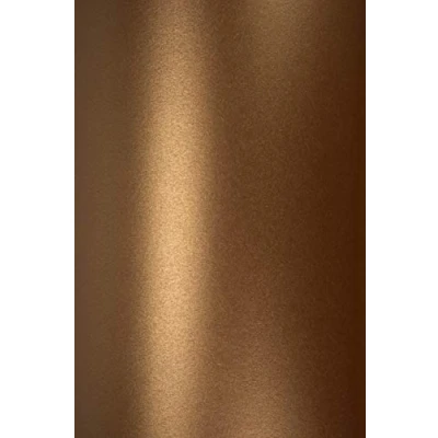 Image of Netuno 50 x Mother of Pearl Old Gold Craft Card DIN A5 210 148 mm 250 g Majestic Casino Glossy Metallic Effect Cardboard for Birthday Cards Invitations Wedding