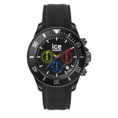 Image of ICE WATCH chrono Trilogy Men&#039;s wristwatch with plastic strap 021600 (Medium)