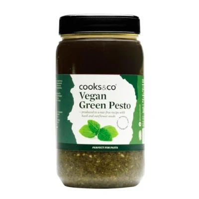 Image of Cooks &amp; Co Vegan Green Pesto, 1.1kg (Set of 4)