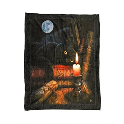 Image of Midsouth Products Lisa Parker Throw Blanket Cats A Brush with Magic