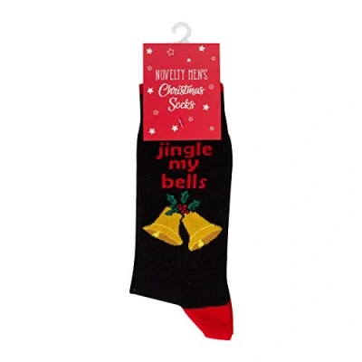 Image of Men&#039;s Christmas Socks Jingle My Bells