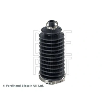 Image of 4553597201, 4553597201000 Steering Rack Boot BLUE PRINT ADD681501 Rubber Front Axle Left, Right with clamps 9, 36mm 168mm