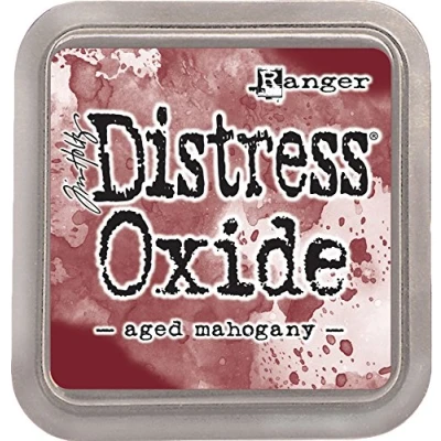 Image of Ranger Tim Holtz Distress Oxide Pad Aged Mahogany, Synthetic Material, Brown, 7.5 x 1.9 cm