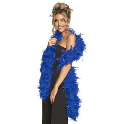 Image of Boland 52607 Feather Boa, 180 cm, Blue