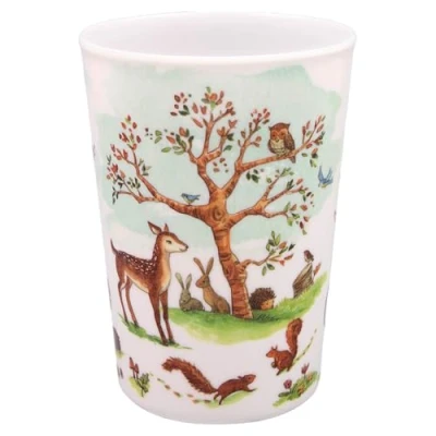 Image of The Leonardo Collection Forest Friends Beaker British Designed Ceramic Coffee by Finola Stack Lovely Cups for Tea &amp; Cup Home or Work