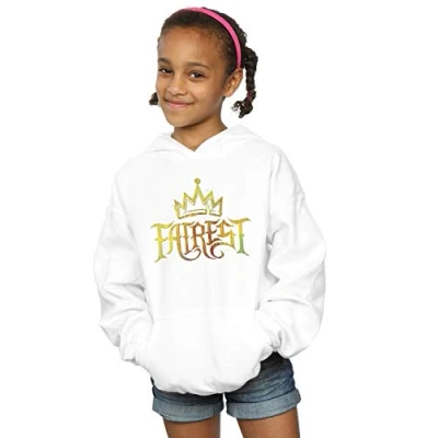 Image of Disney Girls The Descendants Fairest Gold Hoodie White 9 11 Years