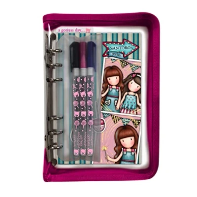 Image of SANTORO Gorjuss Organiser with Stationery Set Fireworks