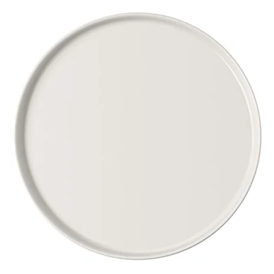 Image of Villeroy und Boch Iconic Universal Plates, Set of 6, Diameter 23.8 cm, Versatile Dinner Plates Made Premium Porcelain, Dishwasher Safe, White