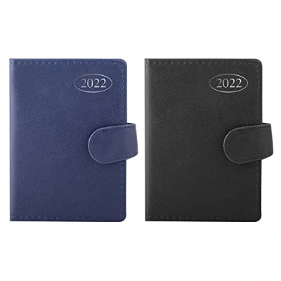 Image of 2022 Pocket Week to View Diary Embossed Leatherette Designer Fashion Random Design