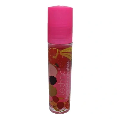 Image of Technic Roll On Lip Gloss Shine Paint Girls Makeup Strawberry 6ml