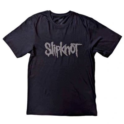 Image of Paradiso Clothing Slipknot HI Build BAND LOGO Print Tshirt, Women&#039;s, Size: Large, Black