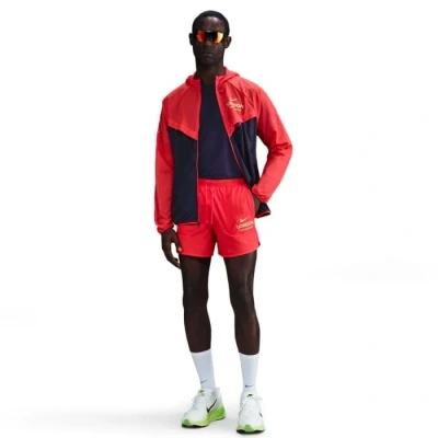 Image of Nike Dri FIT City MRTH Stride 5 Inch Shorts M Red