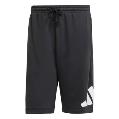 Image of adidas Men&#039;s Essentials Big Logo French Terry Short, Black/White, XXL