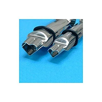 Image of PME Heart Shape Plain Crimpers,Silver,Large and Small Sizes, Set of 2,8.5 x 2 1.5 cm