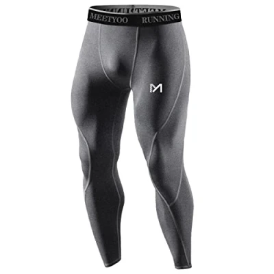 Image of MEETYOO Men&#039;s Leggings, Grey 2, XL