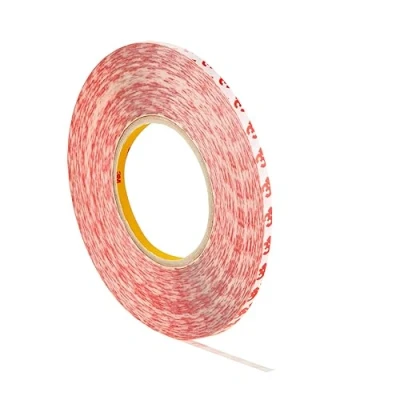 Image of Dpm tapes 3M GPT Double Sided PET Tape: Strong Adhesion, Hold on Hard Surfaces. Thickness 0.2 mm, Resistant up to 150 C, UV Resistance ex 9088 (6mm x 50m)