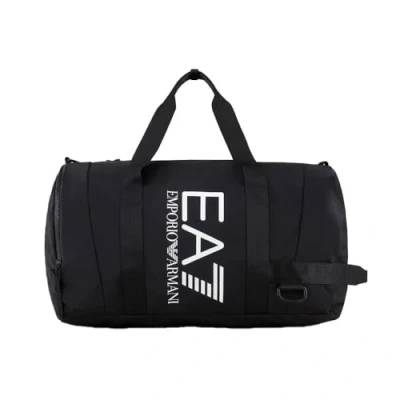 Image of Emporio Armani EA7 men backpack black white logo