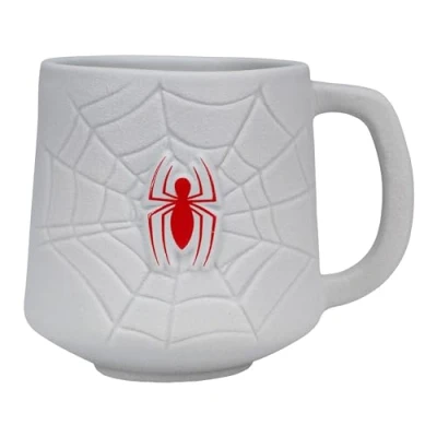 Image of Paladone Marvel Spiderman Ceramic Coffee Mug Officially Licensed Disney Merchandise Collectors Item Superhero Novelty Gifts Drinkware