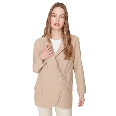 Image of Trendyol Blazer Beige Blazers