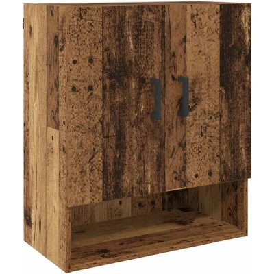 Image of vidaXL Wall Cabinet Old wood 60 x 31 70 cm Engineered
