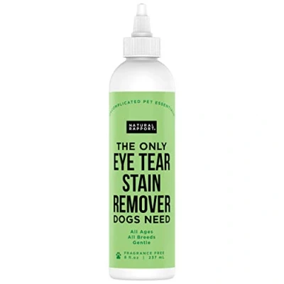 Image of Natural Rapport Cat and Dog Tear Stain Remover, The Only Eye Remover Dogs Need, Gentle Yet Powerful For Eyes (237 ml)