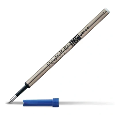 Image of CROSS Gel Ink Rolling Ball Slim Medium Refill for Selectip Pens in Blue 8910 2 Original Rollerball