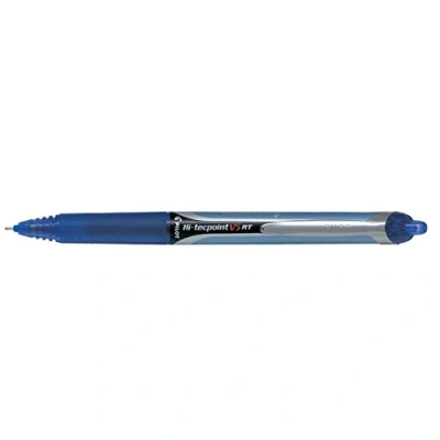 Image of Pilot BXRT V5 Hi Tecpoint RT 0.5mm Retractable Liquid Ink Pen Blue
