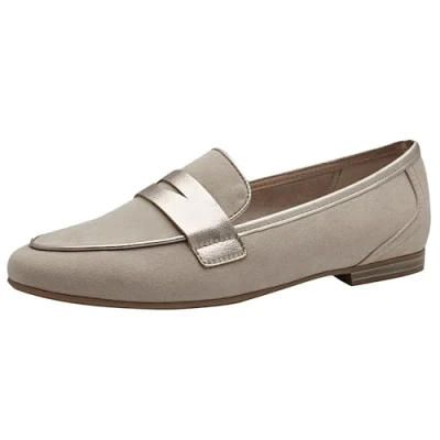 Image of MARCO TOZZI Women&#039;s Damen Slipper 2 24229 44 Loafer, Dune, 7.5 UK