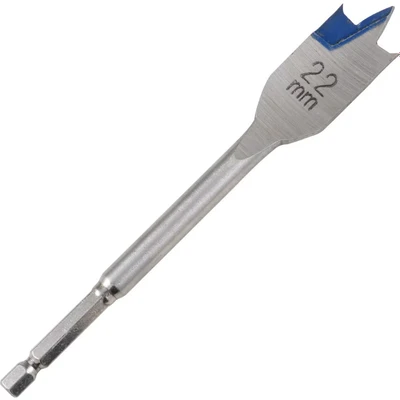 Image of Irwin 10502814 4X Speed Blue Groove Flat Bit 22mm