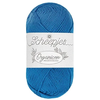 Image of Scheepjes Organicon 266 Sapphire Yarn 1x50g