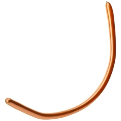 Image of 260Q Chrome Copper 100Ct Qualatex Plain Latex Modelling Balloons