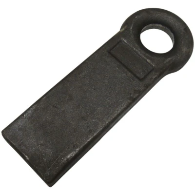 Image of Weld On Towing Eye EN16T 12" (Straight 112 Ton 30.4CM Heavy Duty Mild Steel Trailer Ring)