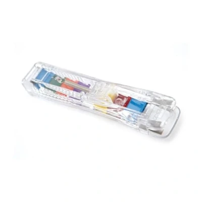 Image of Rapesco RC4025MC Supaclip 40 See Through Dispenser and 25 Refill Clips in Assorted Colours