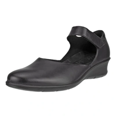 Image of ECCO Women&#039;s Felicia Mary Jane Pump, Black, 6/6.5 UK