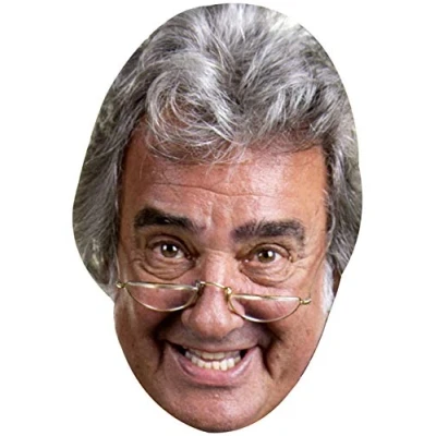Image of FoxyPrinting David Dickinson Tv Celebrity Cardboard Party Face Mask Fancy Dress
